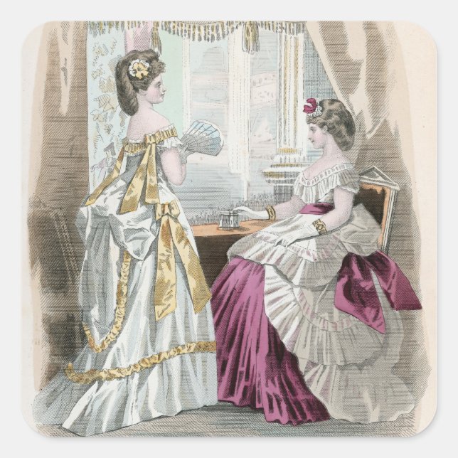 Adesivo Quadrado Duas Senhoras (Frente)