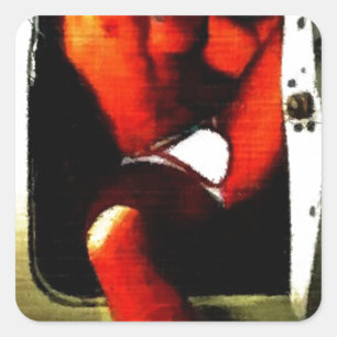 Adesivo Quadrado Dub Dub Hunk