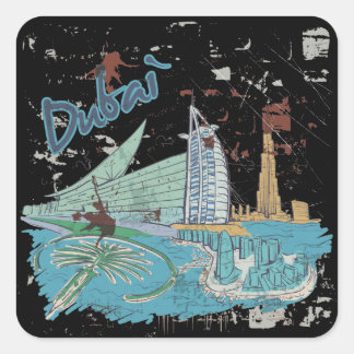 Adesivo Quadrado Dubai