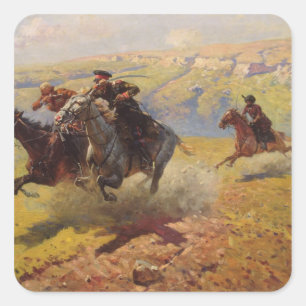 Adesivo Quadrado Duelo, 1905