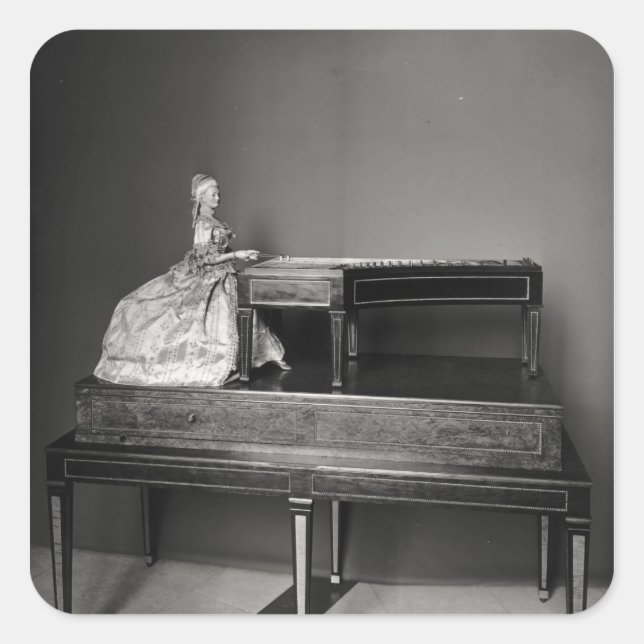 Adesivo Quadrado Dulcimer Player (Frente)