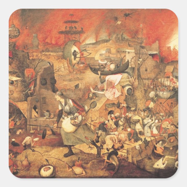 Adesivo Quadrado Dulle Griet 1564 (Frente)