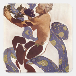 Adesivo Quadrado D'un Faune de L'Apres Midi