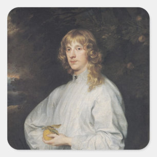 Adesivo Quadrado Duque de James Stuart de Richmond e de Lennox