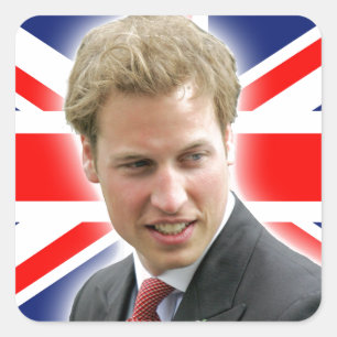 Adesivo Quadrado Duque HRH de Cambridge - Incrível!