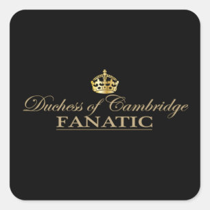 Adesivo Quadrado Duquesa do fanático de Cambridge
