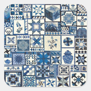 Adesivo Quadrado Dutch Delft