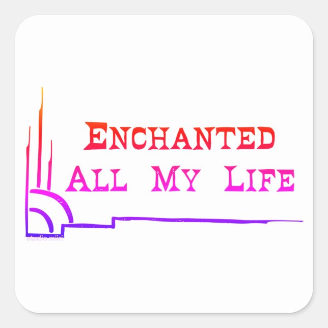 Adesivo Quadrado e.a.m.l SQUARE STICKERS <<sunrise>> (Frente)