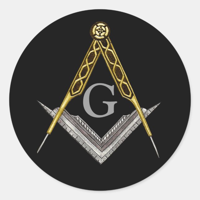 Adesivo Quadrado e bússola com todos os olhos vistos (Frente)