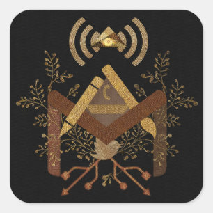 Adesivo Quadrado e-Mason 2014