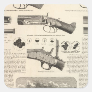 Adesivo Quadrado E Remington e filhos