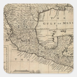 Adesivo Quadrado E.U. e México
