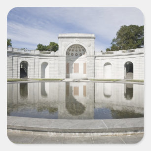 Adesivo Quadrado E.U., VA, Arlington. Mulheres no serviço militar