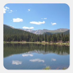 Adesivo Quadrado Echo Lake Mt Evans Colorado