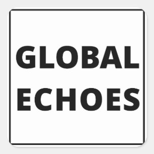 Adesivo Quadrado Echoes Globais