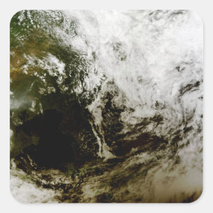 Adesivo Quadrado Eclipse solar sobre 3Sudeste Asiático