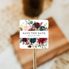 Adesivo Quadrado Economias personalizadas | florais Enchanted a