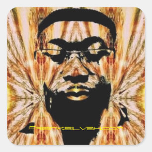 Adesivo Quadrado Edição do UL de Frank Silvah (etiqueta)