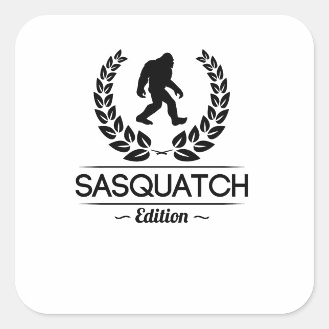 Adesivo Quadrado Edição Sasquatch (Frente)