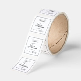 Adesivo Quadrado Editable Groomsman Whiskey Label | Wedding Sticker