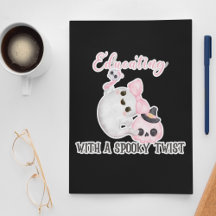 Educando com um professor de Dia das Bruxas assust