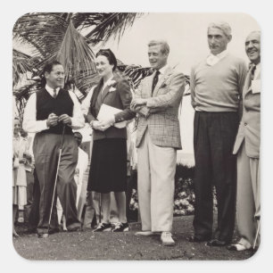 Adesivo Quadrado Edward, duque de Windsor (1894-1972) e de Wallis,