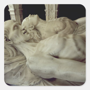 Adesivo Quadrado Effigies de Luís XII e Anne da Bretanha