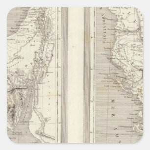 Adesivo Quadrado Egipto antigo, piscina antiga