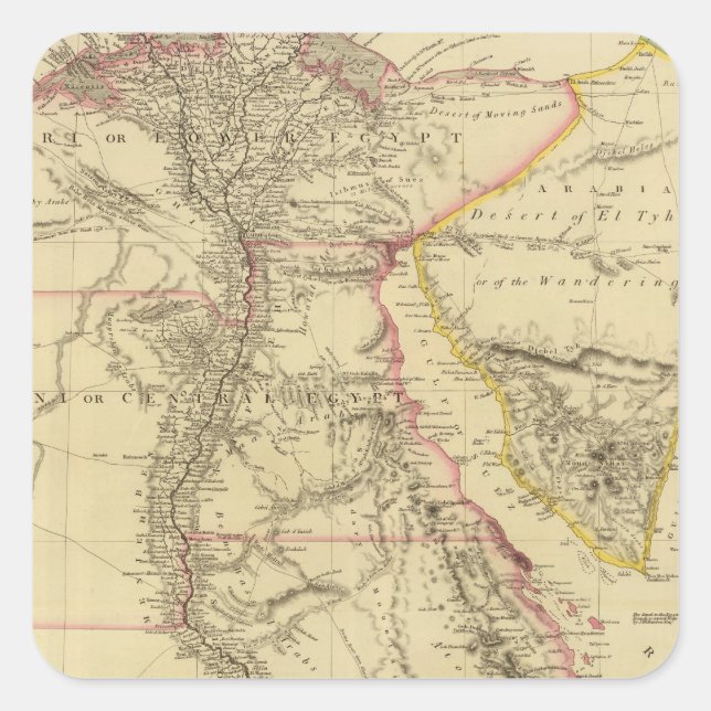 Adesivo Quadrado Egito 15 (Frente)