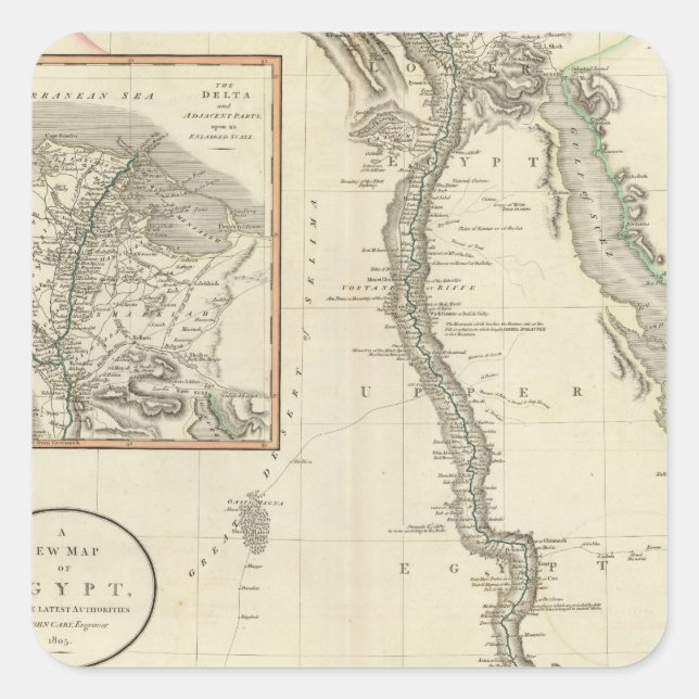 Adesivo Quadrado Egito 8 (Frente)