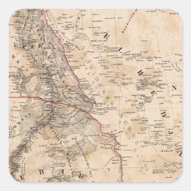 Adesivo Quadrado Egito, Sudão, África 2 (Frente)