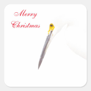 Adesivo Quadrado Egret Felry Christmas