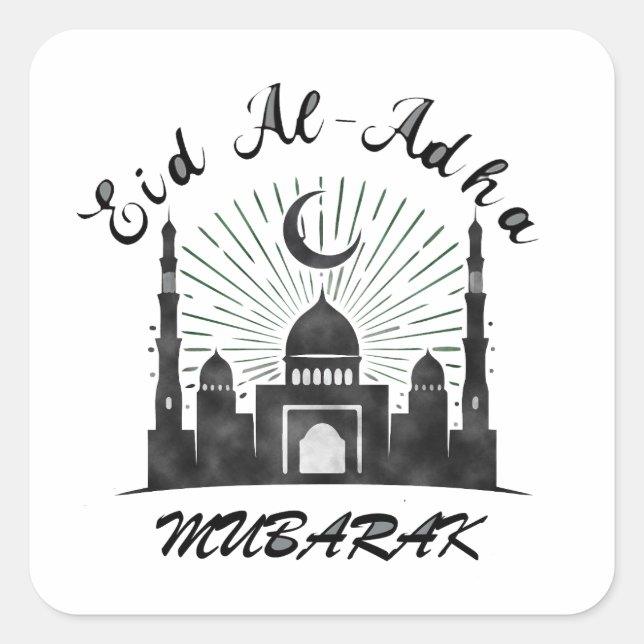 ADESIVO QUADRADO EID AL ADHA MUBARAK 2023 (Frente)