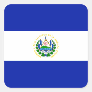 Adesivo Quadrado El Salvador