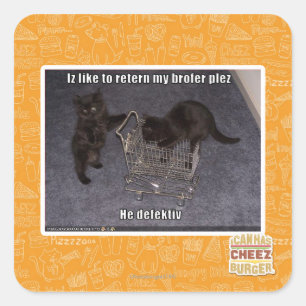 Adesivo Quadrado Ele é defeituoso