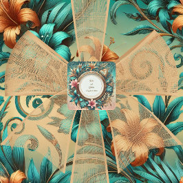 Adesivo Quadrado Elegância tropical