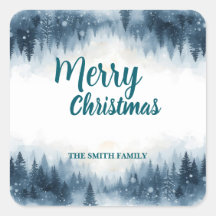 Elegant Christmas Xmas winter pine tree forest Hol