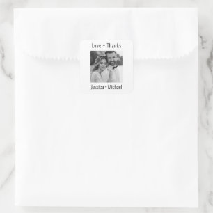Adesivo Quadrado 💍 Elegante Minimalista