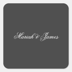 Adesivo Quadrado Elegante Minimalista Moderno Simples