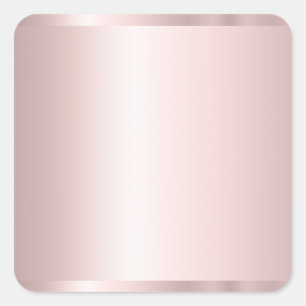 Adesivo Quadrado Elegante Moderno Modelo Branco Rose Gold