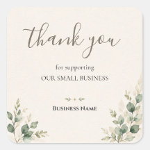 Elegante Quadrado Botânico Personalizado para Pequ