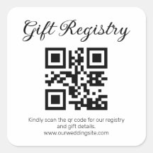 elegante registro de presentes minimalista código