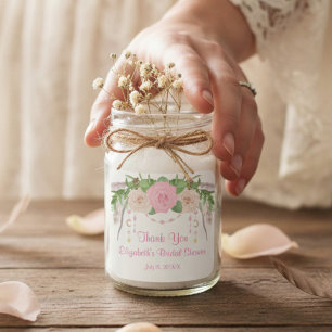 Adesivo Quadrado Elegante Rosa Boêmio Festa de Flores