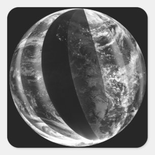 Adesivo Quadrado Elipse lunar