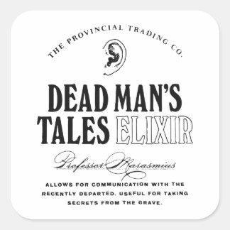 Adesivo Quadrado Elixir - Estórias do Homem morto