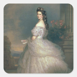 Adesivo Quadrado Elizabeth da Baviera