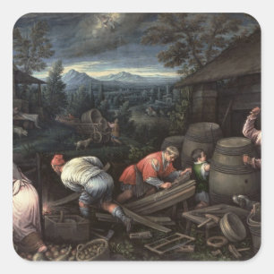 Adesivo Quadrado Em agosto de 1595 - 1600