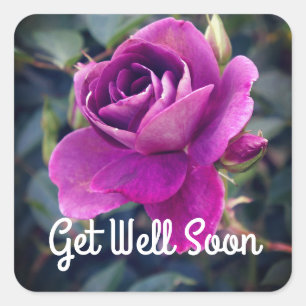 Adesivo Quadrado Em Breve, Burgundy Iceberg 2-2 Stickers