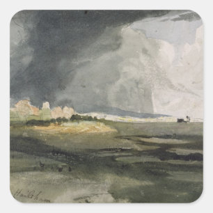 Adesivo Quadrado Em Hailsham, Sussex: Uma tempestade que