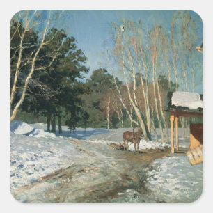 Adesivo Quadrado Em março de 1895